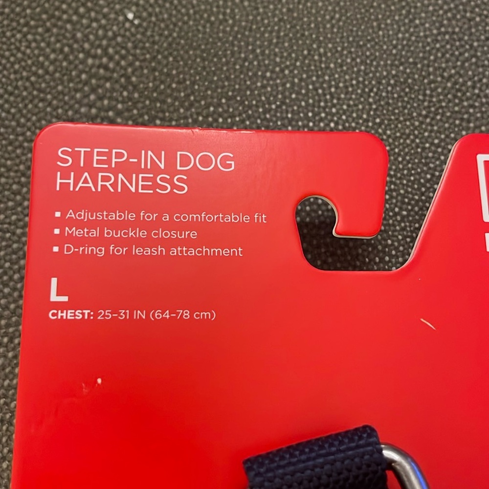 Reddy Step In Dog Harness Large chest 25”-31” - Picture 3 of 3